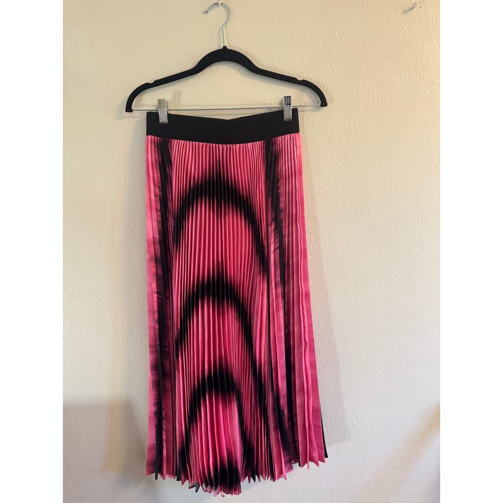 Alice & Olivia Hot pink pleated maxi skirt - Picture 1 of 5